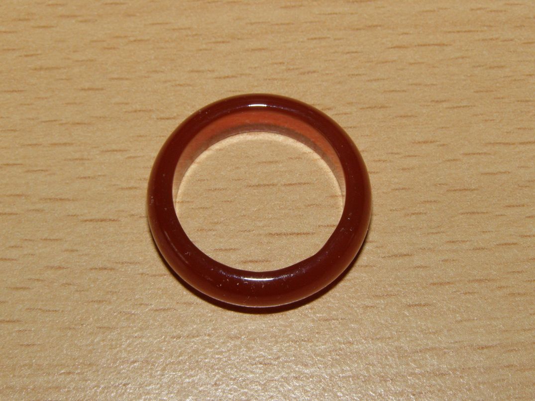 Karneol - Prstýnek - průměr 17 mm - kp42