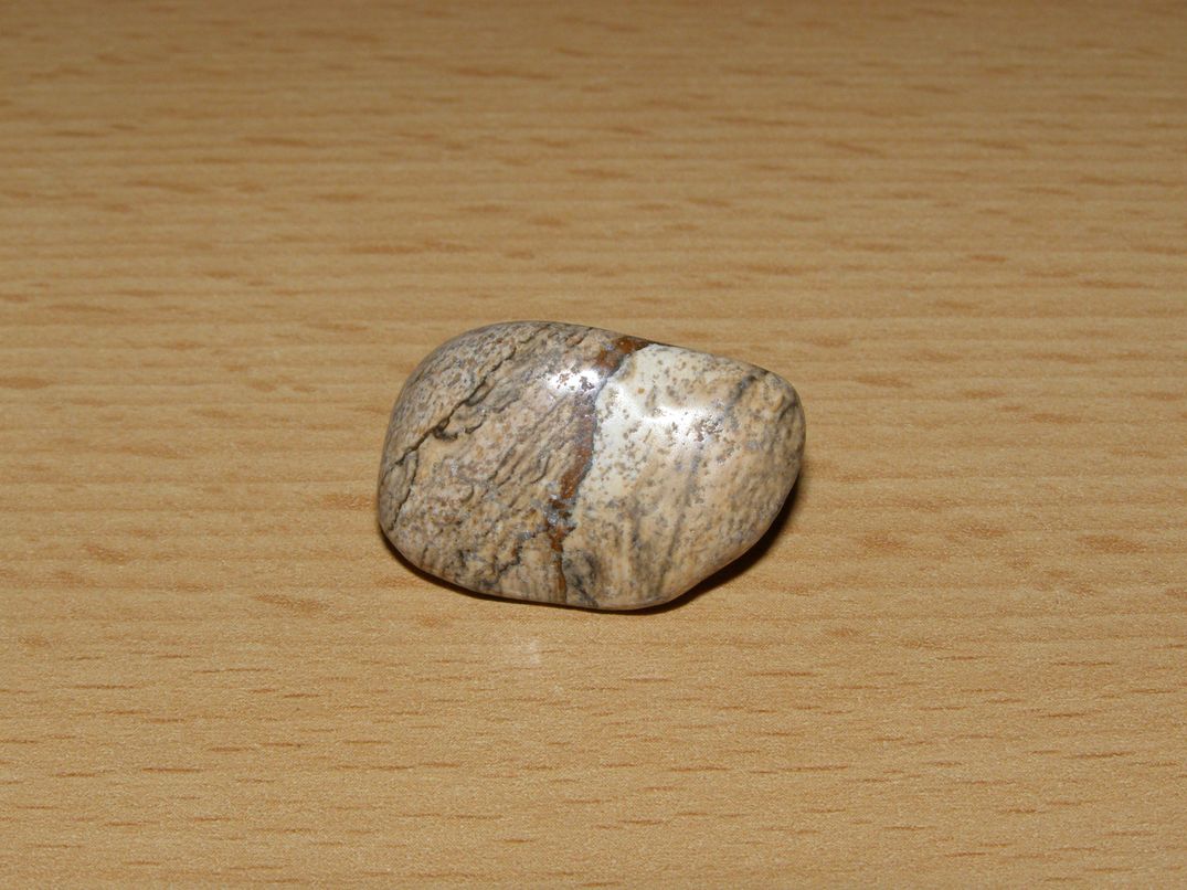 Jaspis obrázkový - Tromlovaný kámen - kt235