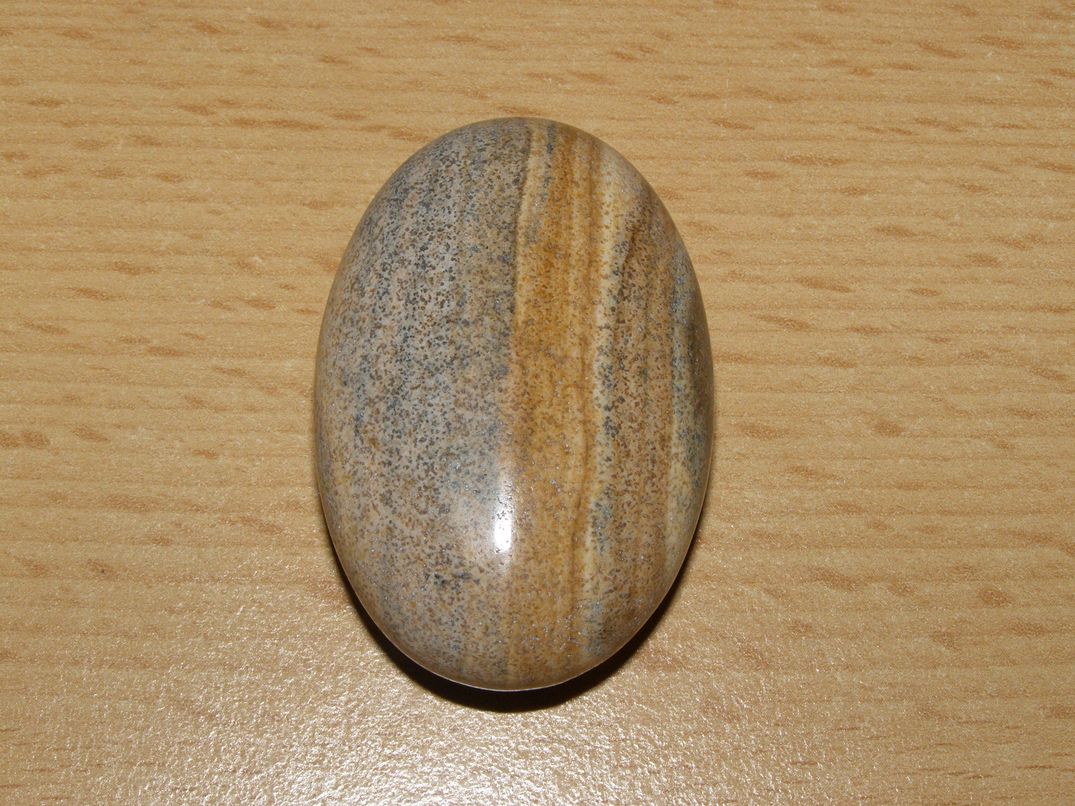 Jaspis obrázkový - Masážní kámen - mýdlo menší - kmm72