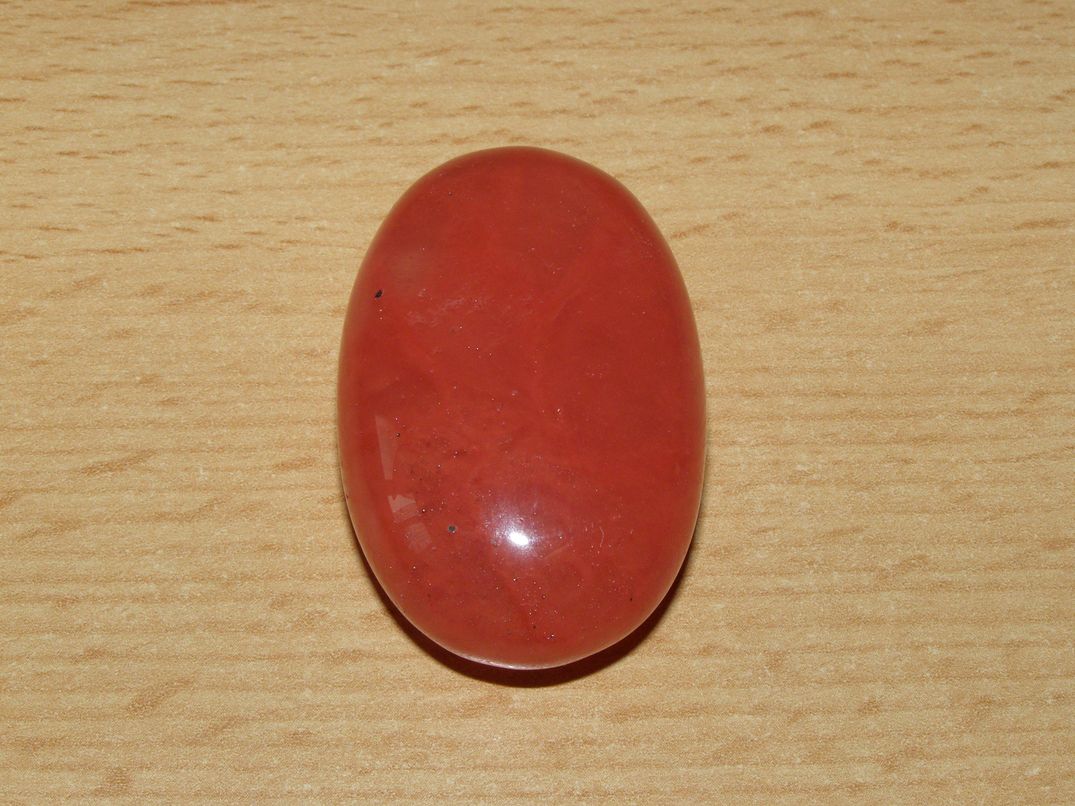 Křemen jahodový - Masážní kámen - mýdlo menší - kmm68