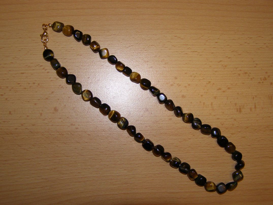 Tygří oko - Náhrdelník - nugety - kn6