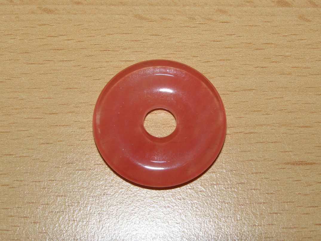 Křemen jahodový - Donut - kdm47