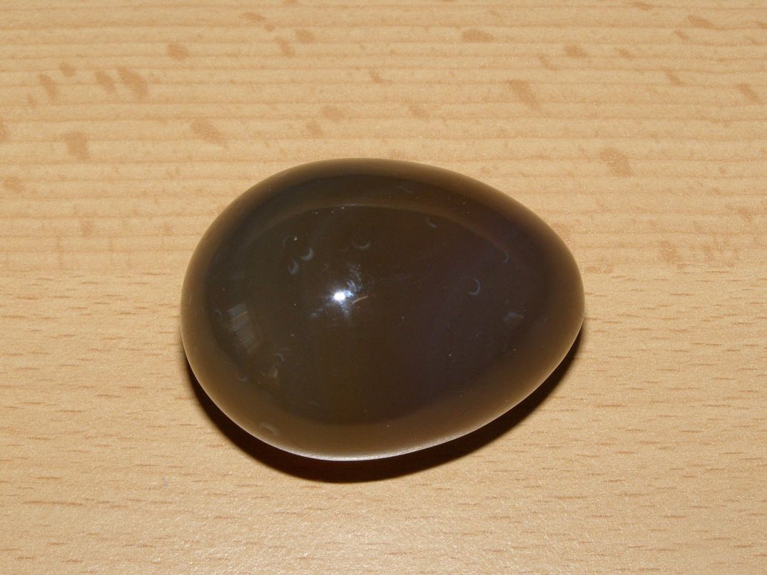 Achát šedý - Vajíčko - kv2