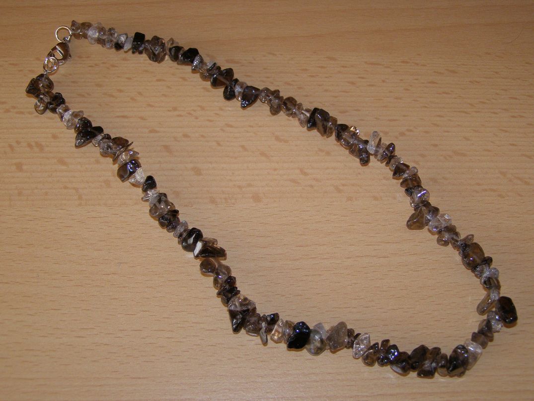 Záhněda - Náhrdelník - tromlované kameny - kntr36