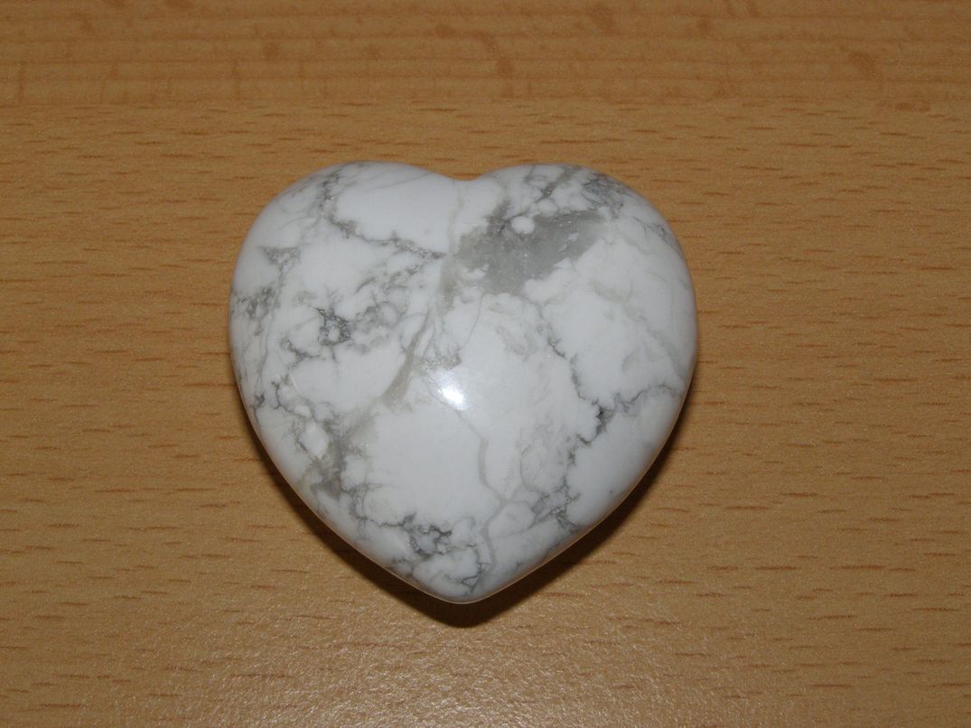 Magnezit - Masážní kámen - srdce - khs45