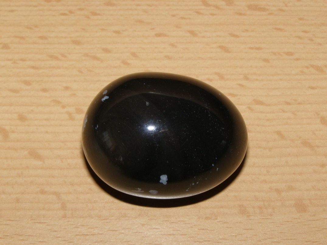 Obsidián vločkový - Vajíčko - kv13