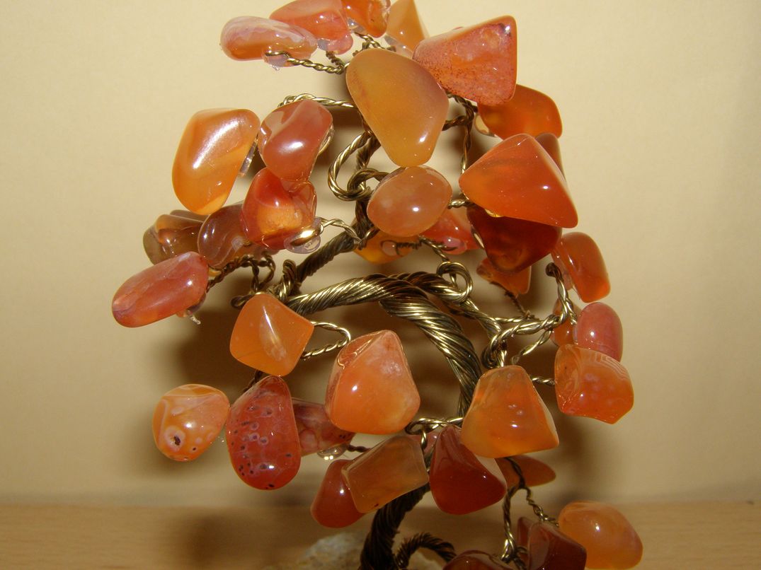 Karneol - Stromeček štěstí střední - kss31