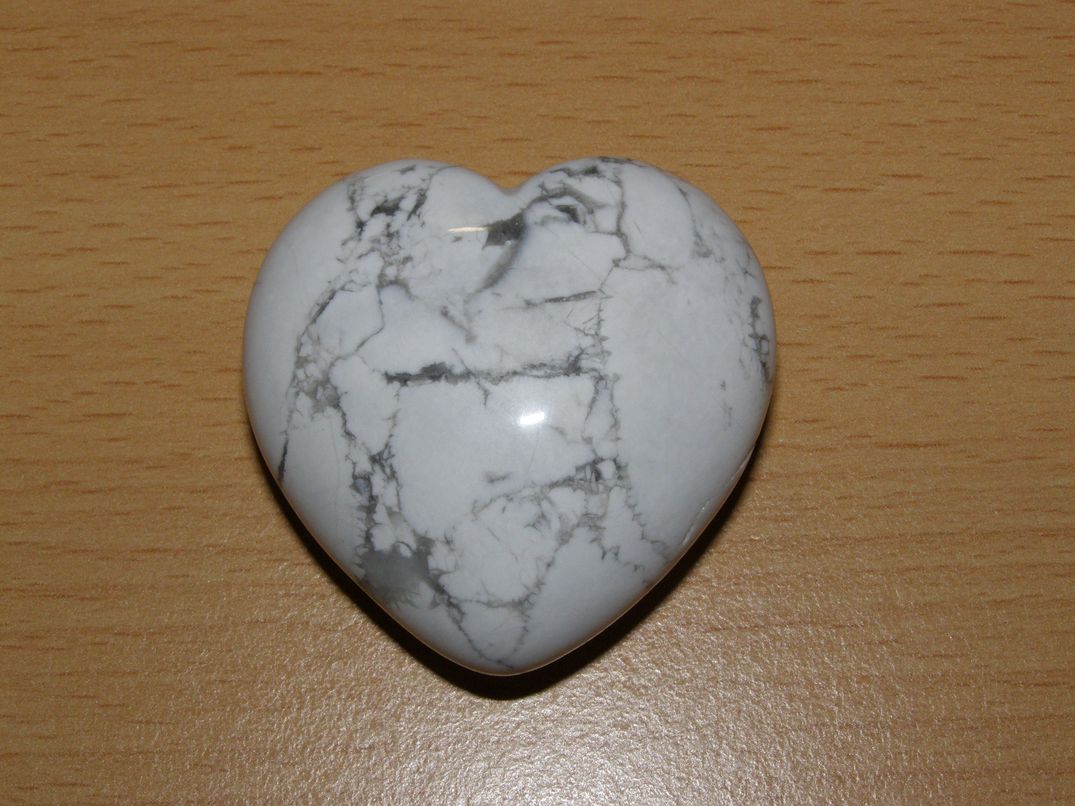 Magnezit - Masážní kámen - srdce - khs83