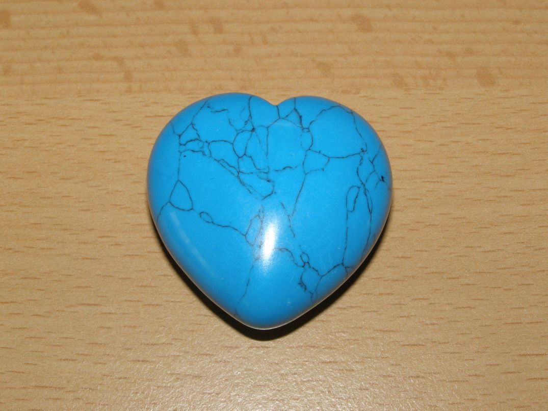 Tyrkenit - Masážní kámen - srdce - khs96