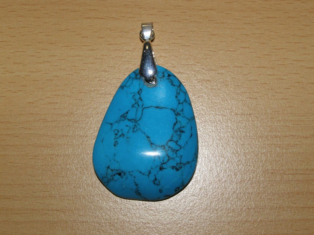 Tyrkenit - Přívěsek - vlna - kpv3