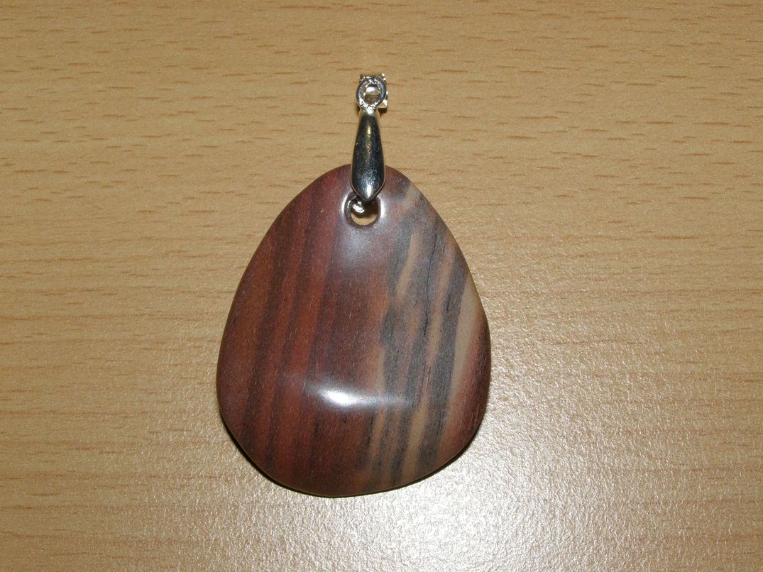 Jaspis tygří - Přívěsek - vlna - kpv4