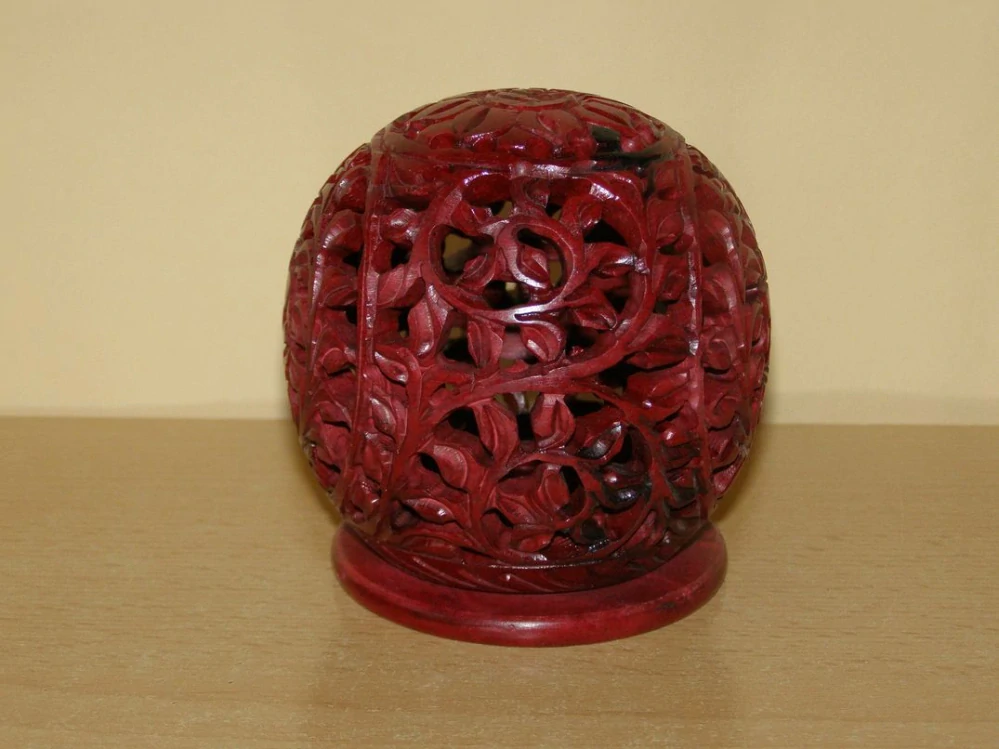 Svícen - mastek - koule - kvm6