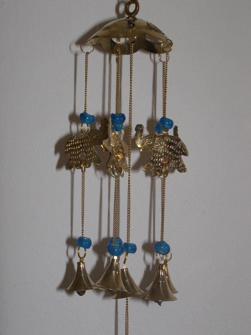 Zvonkohra s motivem slonků modrá - zo13