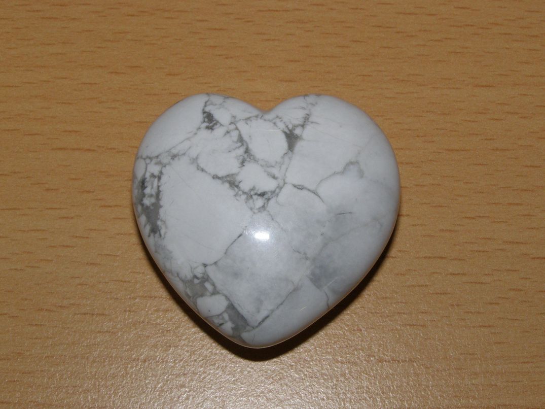 Magnezit - Masážní kámen - srdce - khs9