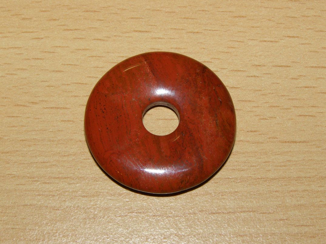 Jaspis červený - Donut - kdm4