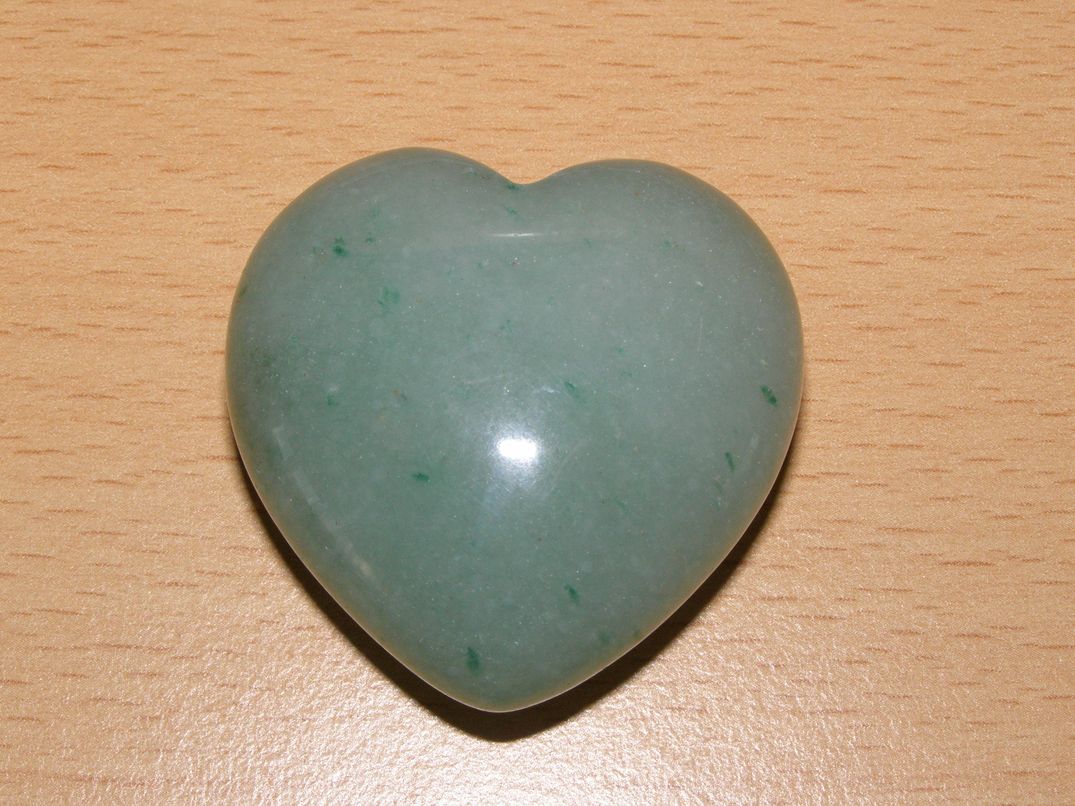 Avanturín - Masážní kámen - srdce - khs12