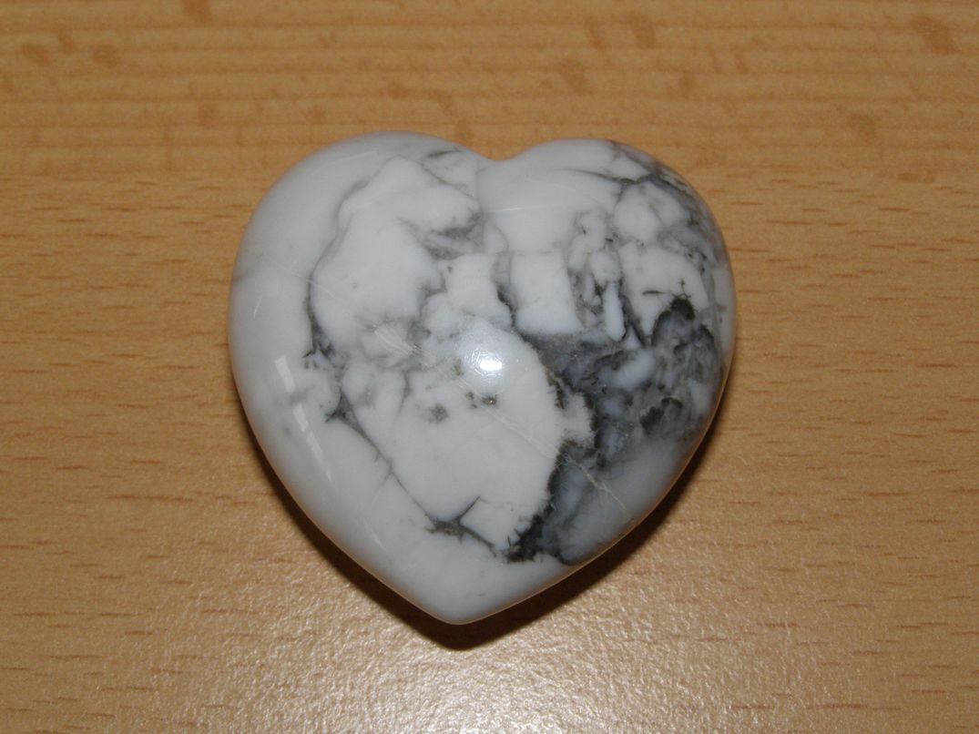 Magnezit - Masážní kámen - srdce - khs16