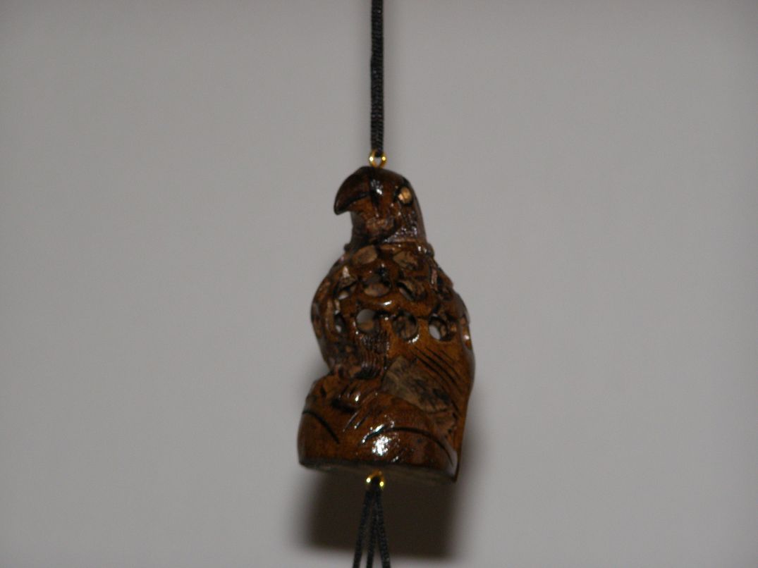 Zvonkohra s dřevěnými zvířátky - Orel - zo6