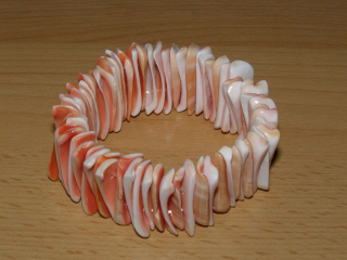 Mušle - Náramek tyčky - knm2