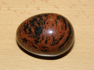 Obsidián mahagonový - Vajíčko - kv12