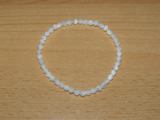 Perleť - Náramek - kuličky 4 mm - knk3