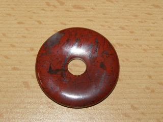 Jaspis brekcie - Donut velký - kdv40