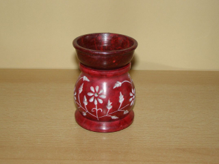 Aromalampa - mastek - červená - kvm26