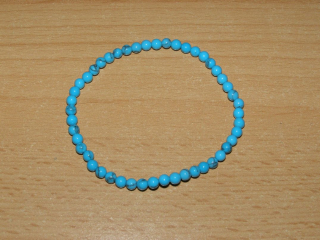 Tyrkenit - Náramek - kuličky 4 mm - knk9