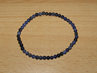 Sodalit - Náramek - kuličky 4 mm - knk12