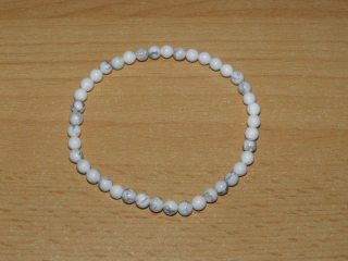 Magnezit - Náramek - kuličky 4 mm - knk20