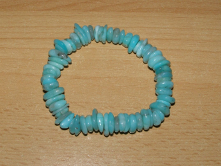 Amazonit - Náramek - disky - knd8