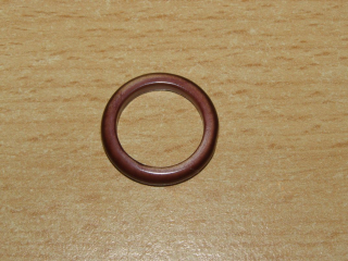 Ulexit synt. - Prstýnek - úzký 3 mm - fialový - průměr 16 mm - kp1