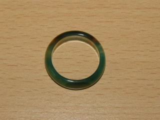 Chrysopras - Prstýnek - průměr 17 mm - kp2