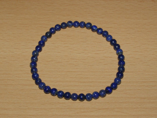 Lapis lazuli - Náramek - kuličky 4 mm - knk26