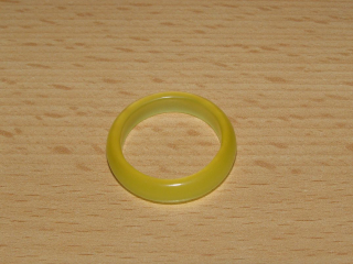 Ulexit synt. - Prstýnek - žlutý - průměr 20 mm - kp13