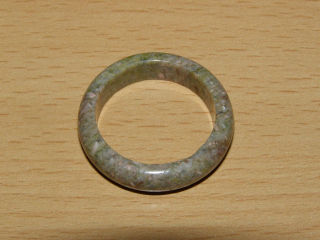 Jaspis pestrý - Prstýnek - průměr 21 mm - kp81