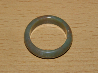 Achát mechový - Prstýnek - průměr 21 mm - kp84