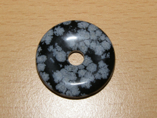 Obsidián vločkový - Donut - kdm9