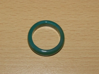 Chrysopras - Prstýnek - průměr 18 mm - kp9