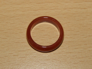 Karneol - Prstýnek - průměr 17 mm - kp49