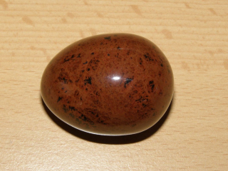 Obsidián mahagonový - Vajíčko - kv16