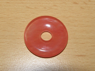 Křemen jahodový - Donut - kdm47